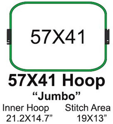 Picture of Tajima 57x41 Embroidery Hoop