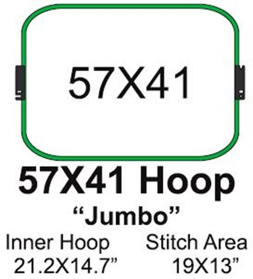 Picture of Tajima 57x41 Embroidery Hoop