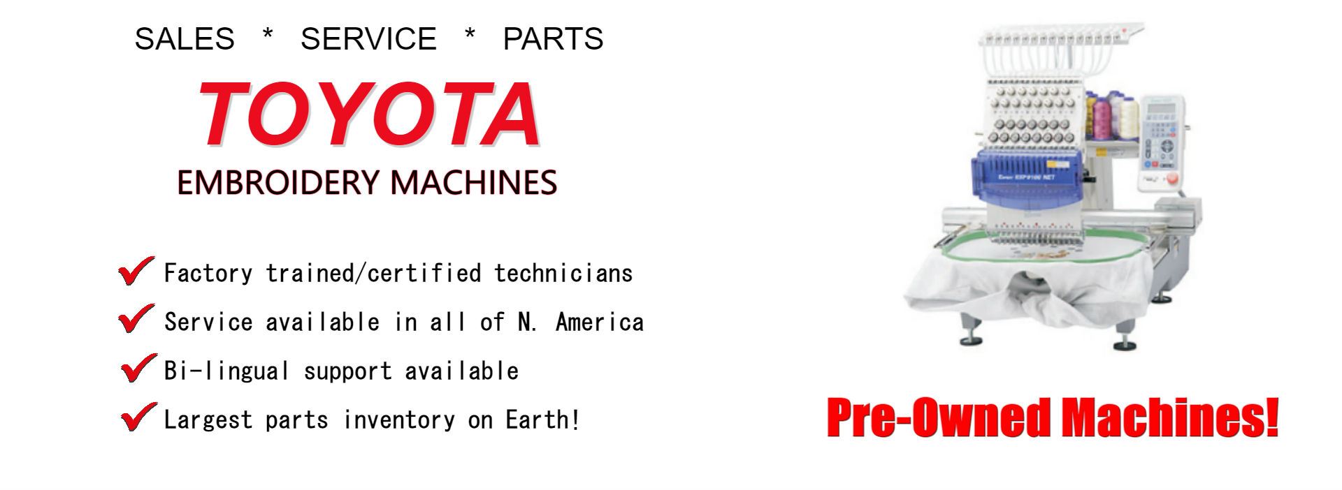 Toyota Embroidery Machines